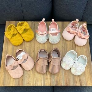 0-3 month baby shoe lot